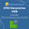 versión web CFDI Honorarios