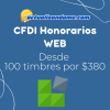 versión web CFDI Honorarios