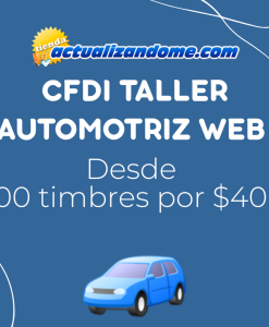 CFDi Taller Automotriz Web