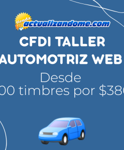 CFDi Taller Automotriz Web