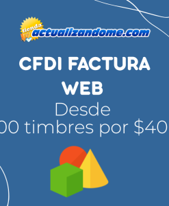 CFDI Version Web 100 Timbres - PF