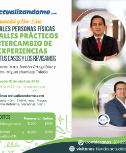 Anuales personas físicas: detalles prácticos e intercambio de experiencias. Trae tus casos y los revisamos.