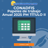 Papeles de trabajo Anual 2025 PM TÍTULO II- CONADFIS