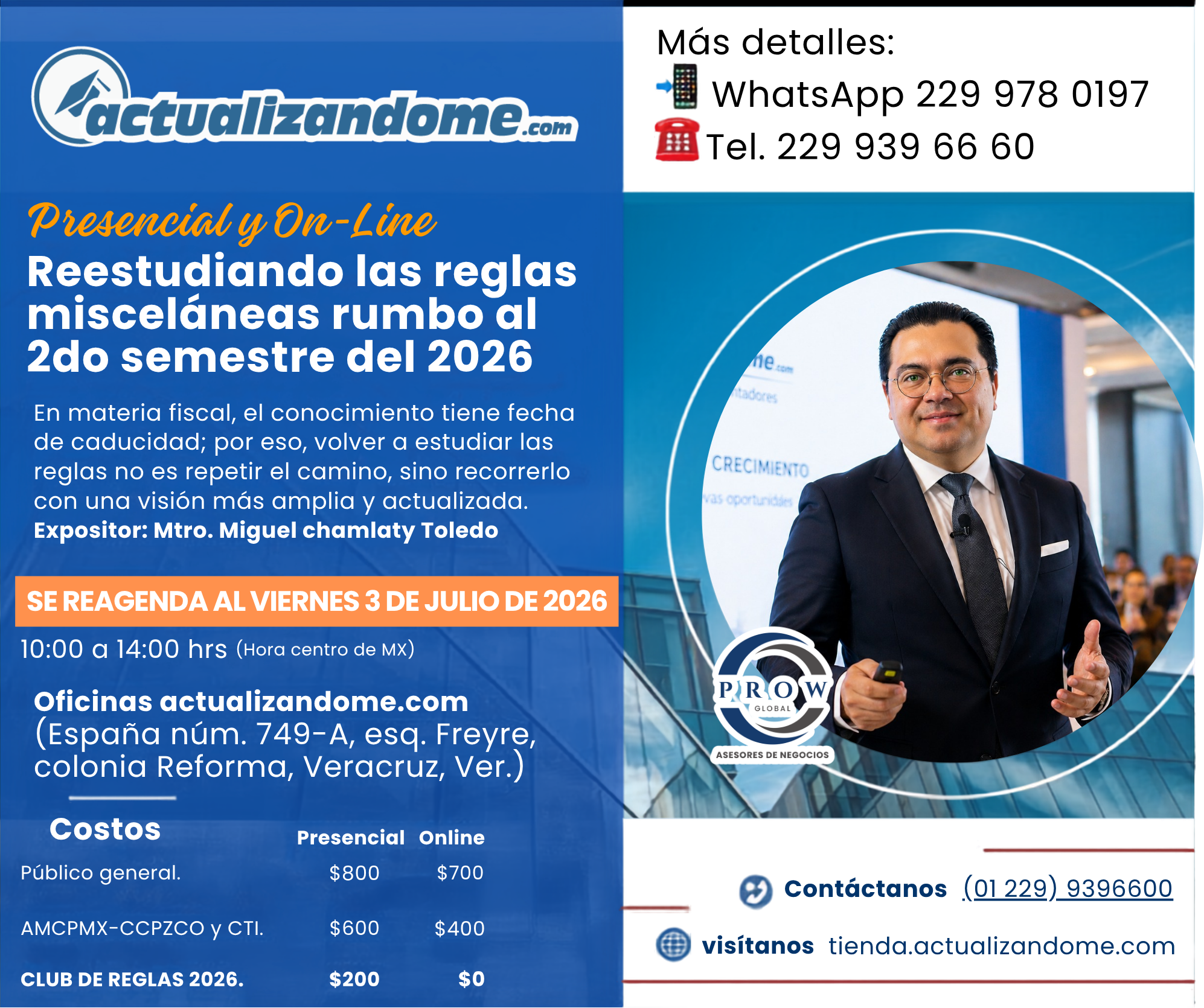 Reestudiando las reglas misceláneas rumbo al 2do semestre del 2026 - Presencial y On-Line