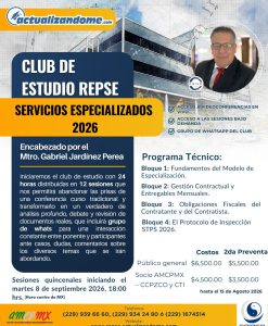 CLUB DE ESTUDIO REPSE SERVICIOS ESPECIALIZADOS  2026