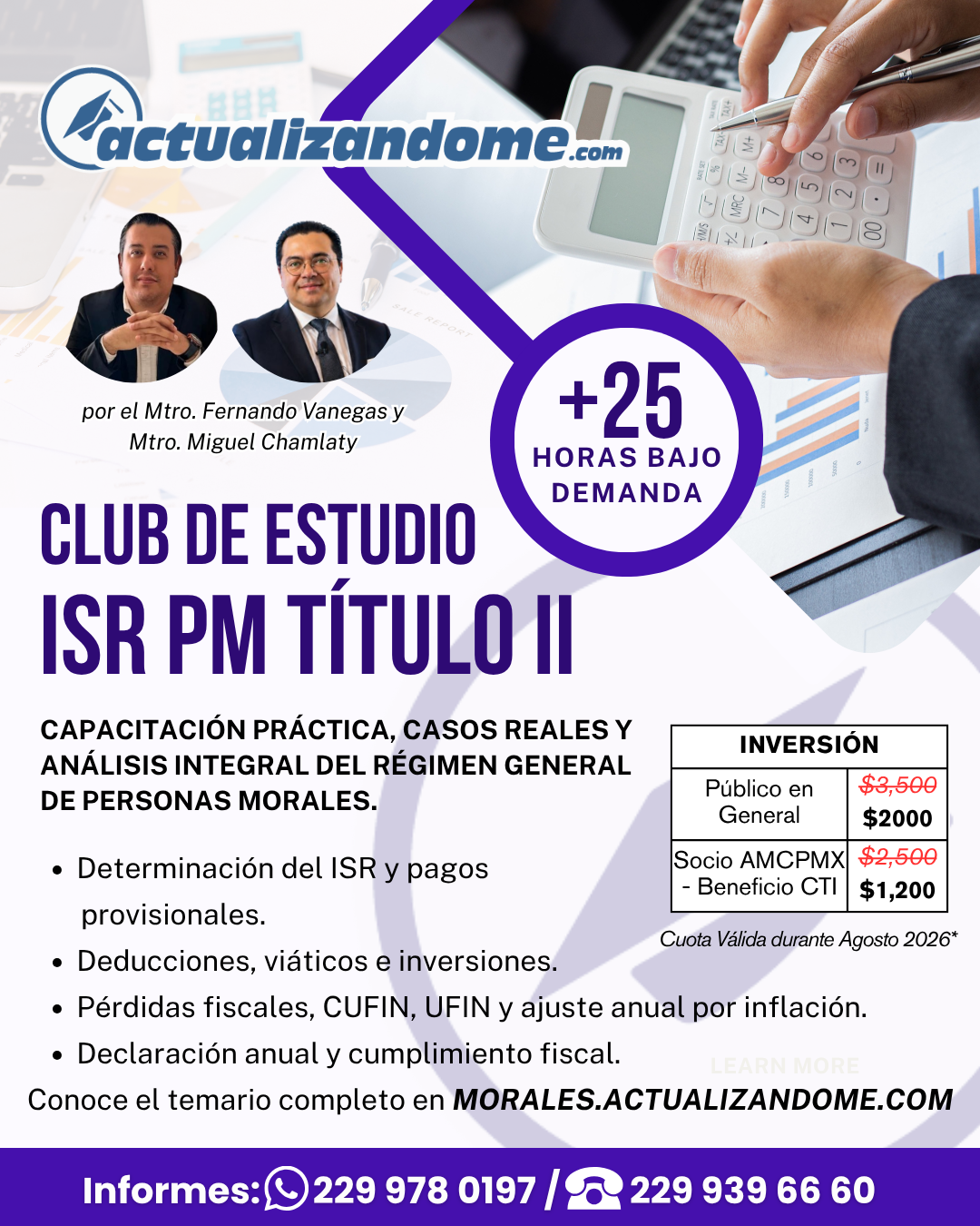 Club de estudio ISR Personas Morales Título II
