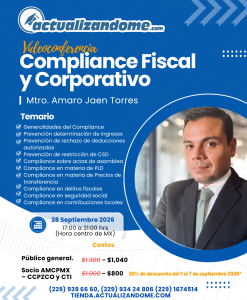 Videoconferencia Compliance Fiscal y Corporativo