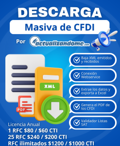 Descarga Masiva CFDI por actualizandome.com