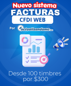 Facturas CFDI WEB - Nuevo sistema