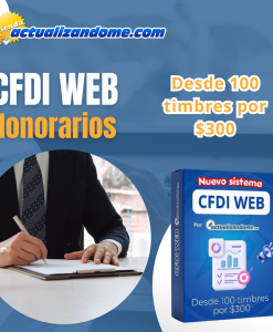 NUEVO CFDI VERSIÓN WEB Honorarios