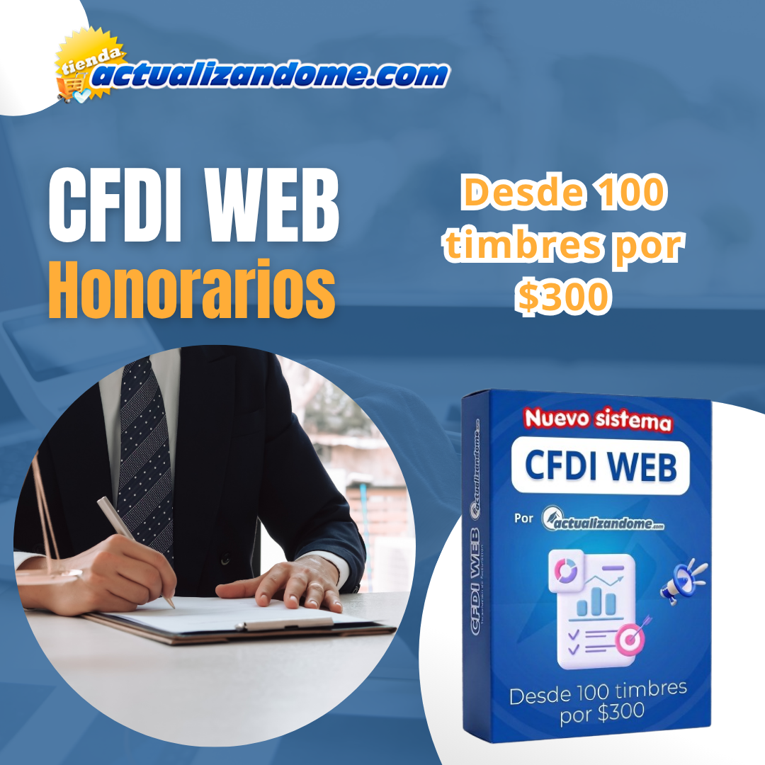 NUEVO CFDI VERSIÓN WEB Honorarios