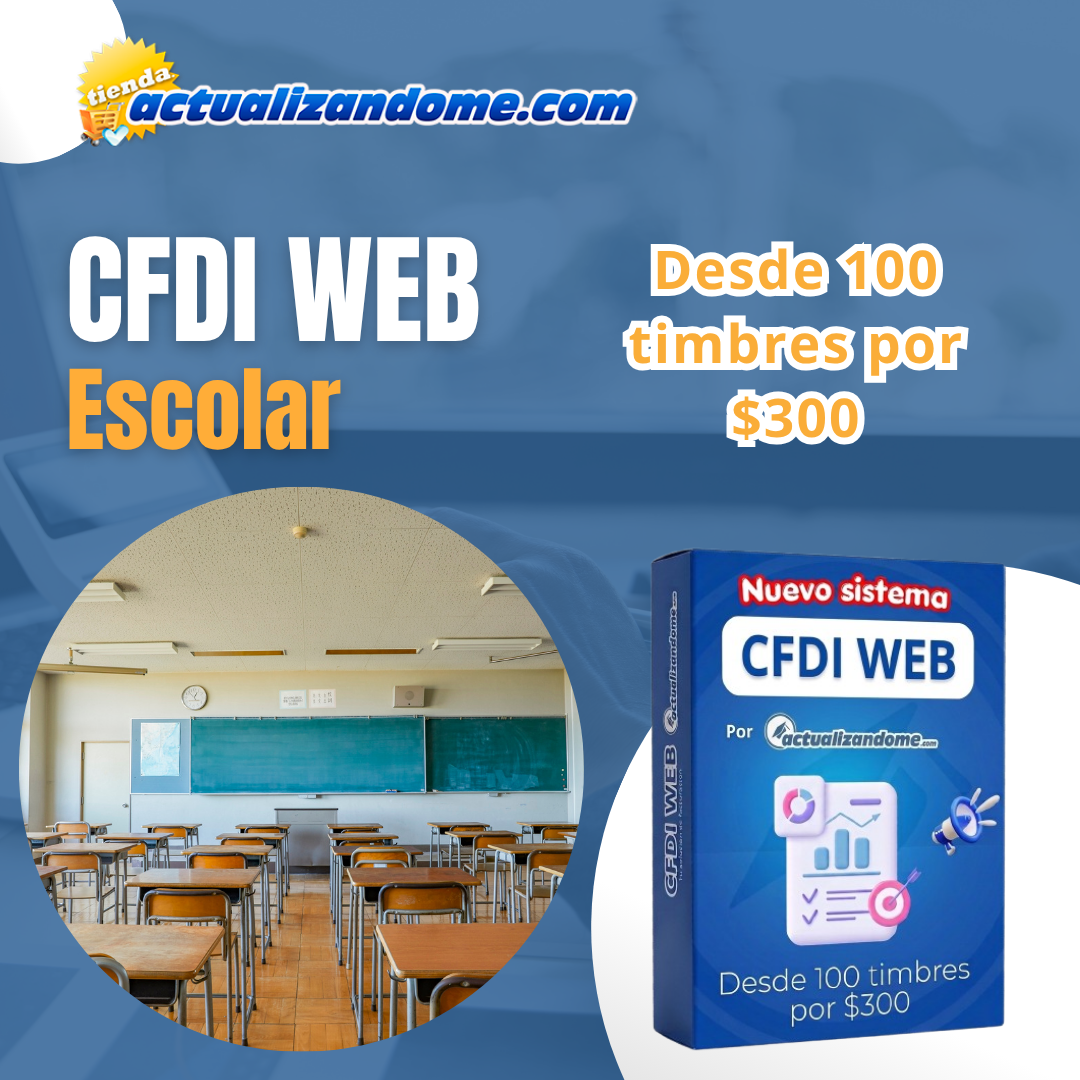 NUEVO CFDI VERSIÓN WEB Escolar