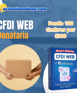 NUEVO CFDI VERSIÓN WEB Donatarias